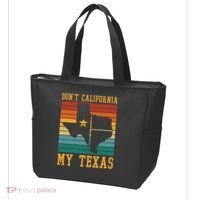 Funny Cowboy US State Texan Pride Dont California My Texas Tote Bag thumb 3