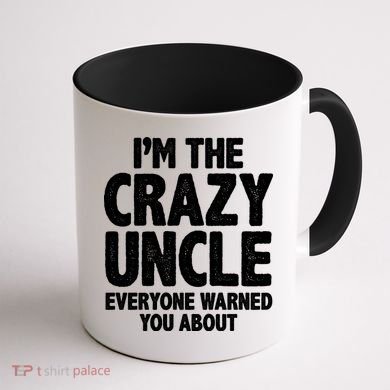 Funny Crazy Uncle Coffee Mug back