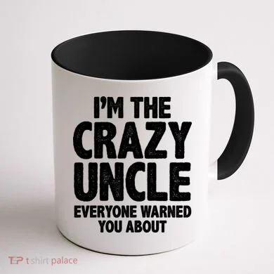 Funny Crazy Uncle Coffee Mug back
