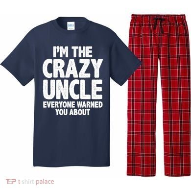 Funny Crazy Uncle Pajama Set