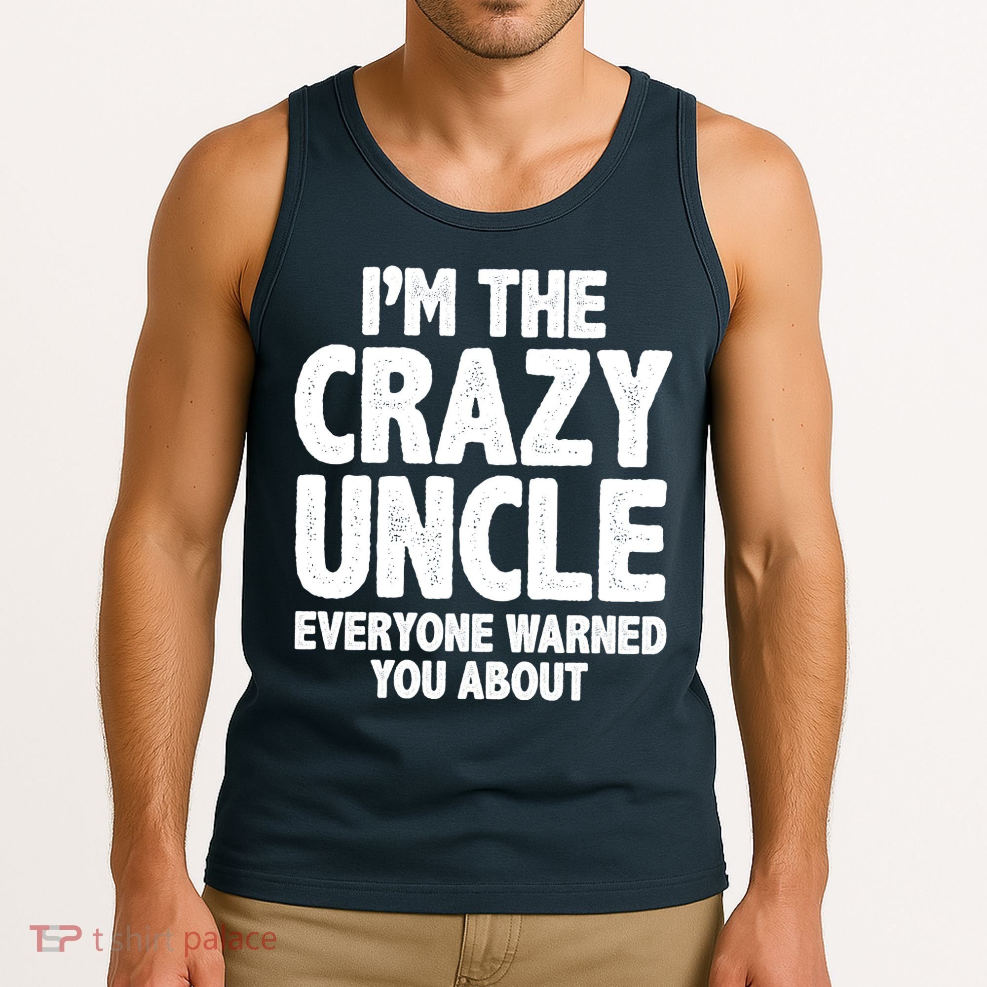 Funny Crazy Uncle Tank Top
