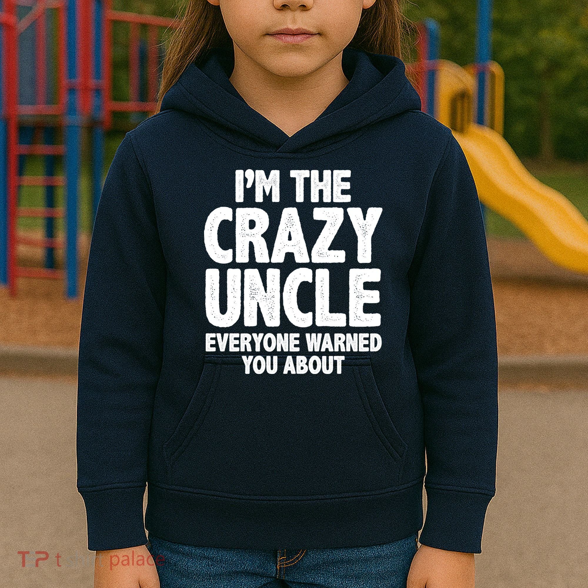Funny Crazy Uncle Kids Hoodie