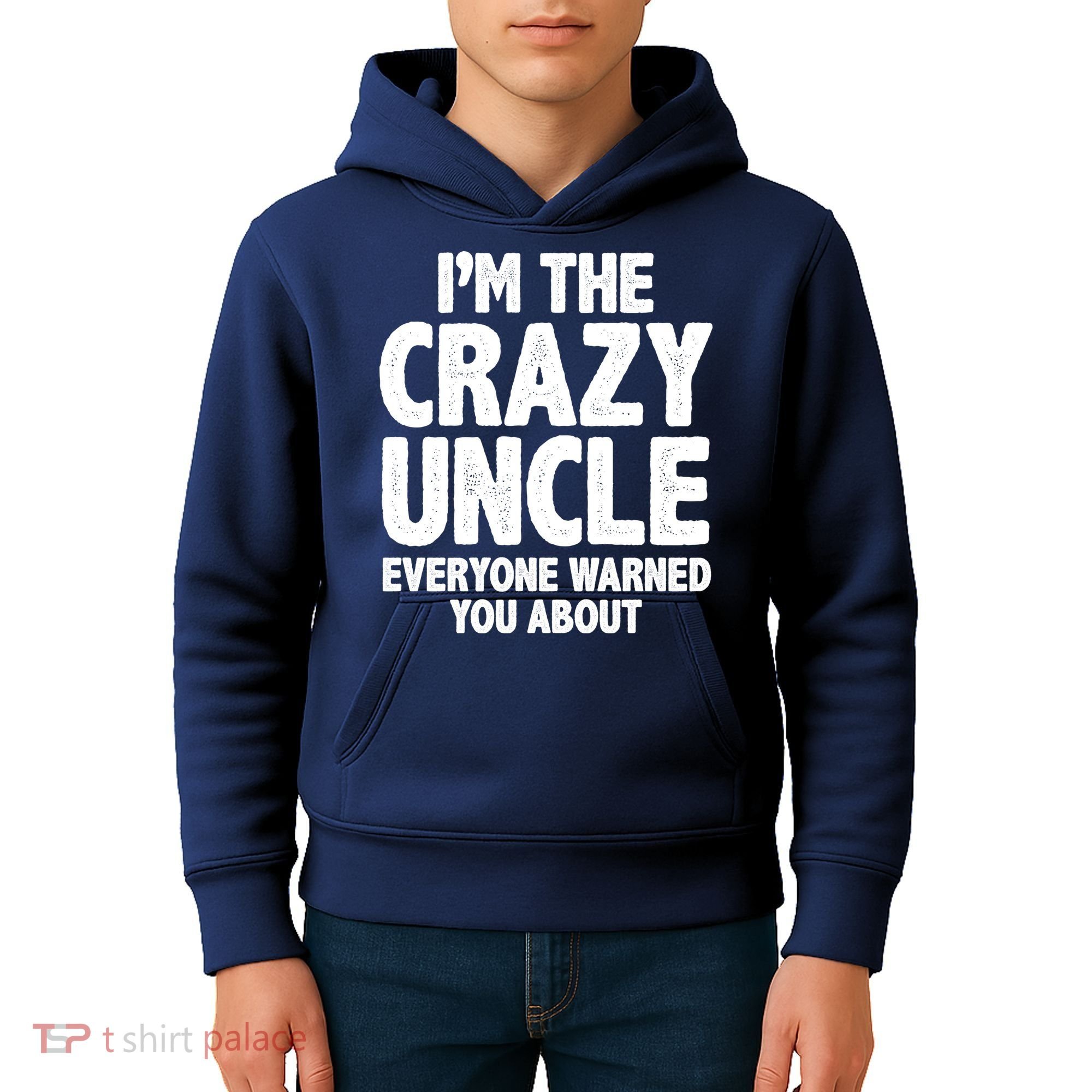 Funny Crazy Uncle Kids Hoodie