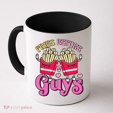 Funny Cute Valentines Day Fries Before Guys Coffee Mug