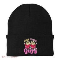 Funny Cute Valentines Day Fries Before Guys Beanie thumb 0