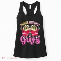 Funny Cute Valentines Day Fries Before Guys Women's Tank Top thumb 0