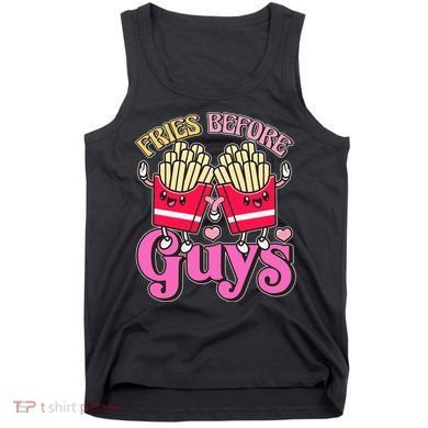 Funny Cute Valentines Day Fries Before Guys Tank Top