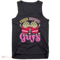 Funny Cute Valentines Day Fries Before Guys Tank Top thumb 0