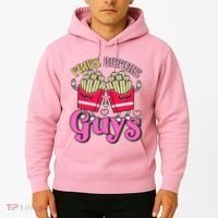 Funny Cute Valentines Day Fries Before Guys Hoodie thumb 2