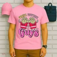 Funny Cute Valentines Day Fries Before Guys T-Shirt thumb 6