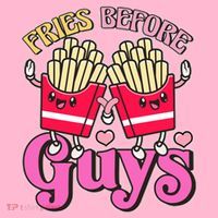 Funny Cute Valentines Day Fries Before Guys Toddler Hoodie thumb 2