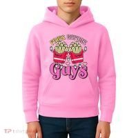 Funny Cute Valentines Day Fries Before Guys Kids Hoodie thumb 4