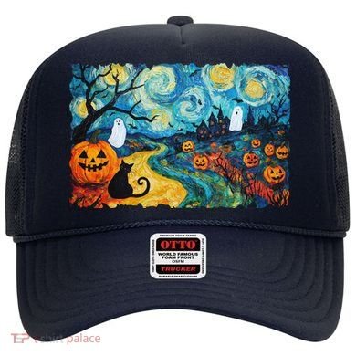 Funny Classic Van Gogh Inspired Halloween Scene Hat