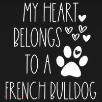 Funny Cute Valentines Day Gift For French Bulldog Dog Lover Gift Women's Hoodie thumb 2