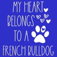 Funny Cute Valentines Day Gift For French Bulldog Dog Lover Gift T-Shirt thumb 7