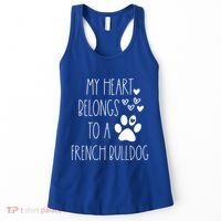 Funny Cute Valentines Day Gift For French Bulldog Dog Lover Gift Women's Tank Top thumb 0