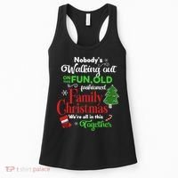 Family Christmas Vacation Pajamas Funny XMAS Ugly Christmas Women's Tank Top thumb 0
