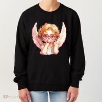 Funny Cute Valentines Day Cupid Bubble Gum Women's Sweatshirt thumb 0