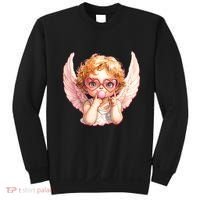 Funny Cute Valentines Day Cupid Bubble Gum Sweatshirt thumb 0