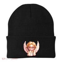 Funny Cute Valentines Day Cupid Bubble Gum Beanie thumb 0