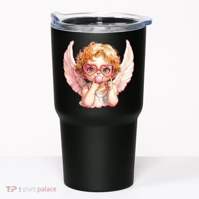 Funny Cute Valentines Day Cupid Bubble Gum Tumbler