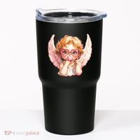 Funny Cute Valentines Day Cupid Bubble Gum Tumbler thumb 0