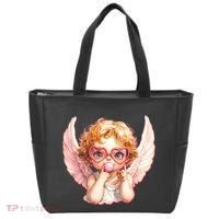 Funny Cute Valentines Day Cupid Bubble Gum Tote Bag thumb 0