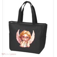 Funny Cute Valentines Day Cupid Bubble Gum Tote Bag thumb 3