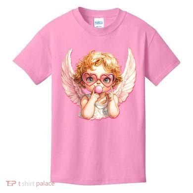 Funny Cute Valentines Day Cupid Bubble Gum Kids T-Shirt