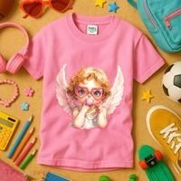 Funny Cute Valentines Day Cupid Bubble Gum Kids T-Shirt thumb 3