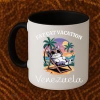Fat Cat Vacation Venezuela Travel Venezuela Coffee Mug thumb 2