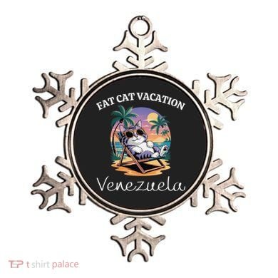 Fat Cat Vacation Venezuela Travel Venezuela Ornament