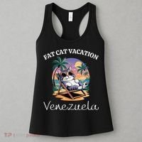 Fat Cat Vacation Venezuela Travel Venezuela Women's Tank Top thumb 3