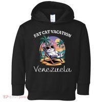 Fat Cat Vacation Venezuela Travel Venezuela Toddler Hoodie thumb 0