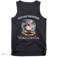 Fat Cat Vacation Venezuela Travel Venezuela Tank Top thumb 0