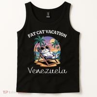 Fat Cat Vacation Venezuela Travel Venezuela Tank Top thumb 2