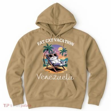Fat Cat Vacation Venezuela Travel Venezuela Hoodie