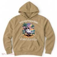 Fat Cat Vacation Venezuela Travel Venezuela Hoodie thumb 0