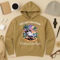 Fat Cat Vacation Venezuela Travel Venezuela Hoodie thumb 3