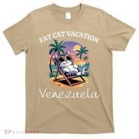 Fat Cat Vacation Venezuela Travel Venezuela T-Shirt thumb 0