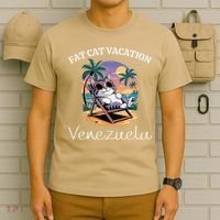 Fat Cat Vacation Venezuela Travel Venezuela T-Shirt thumb 6