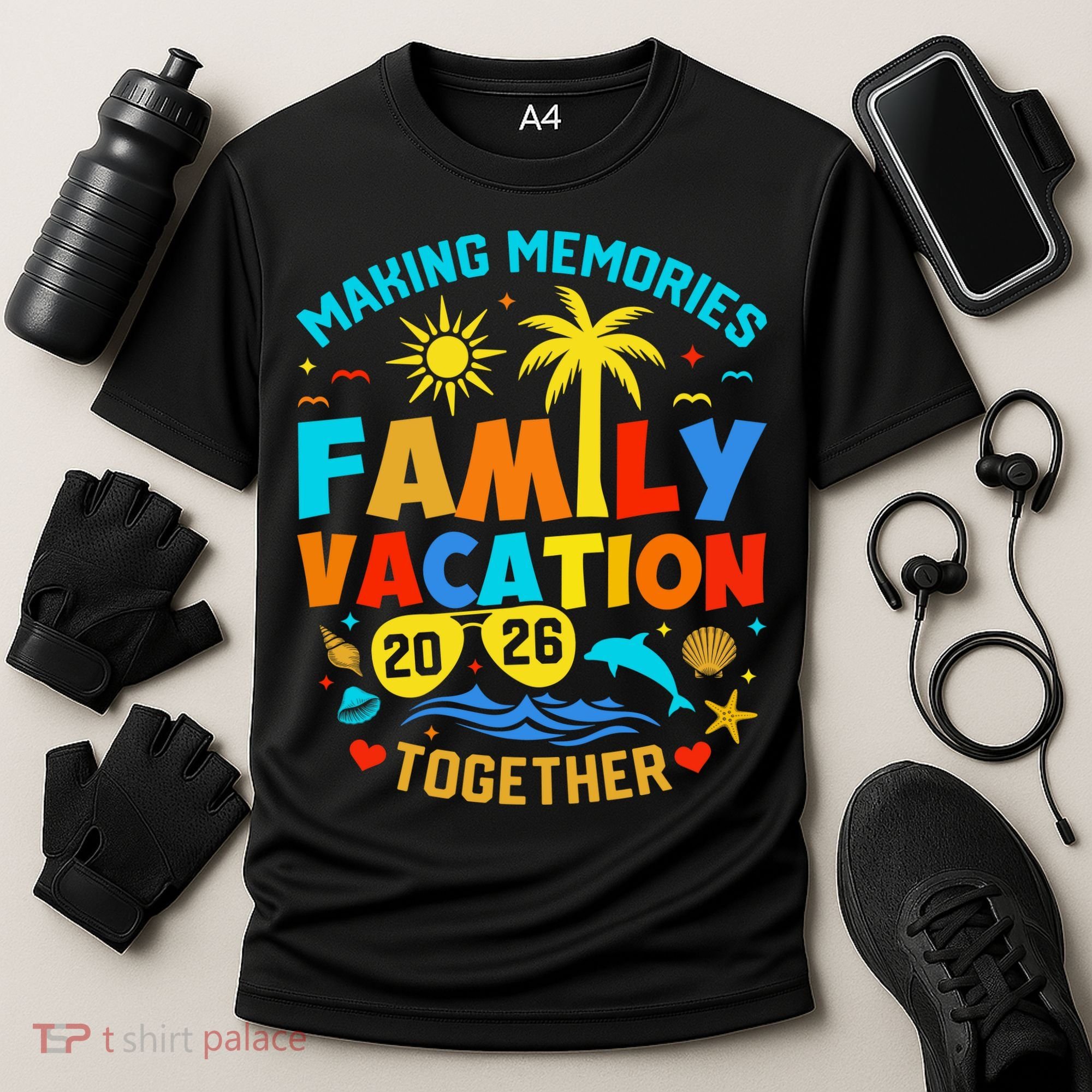 Family Cruise Vacation 2026 Summer Trip Cooling Performance Crew T-Shirt