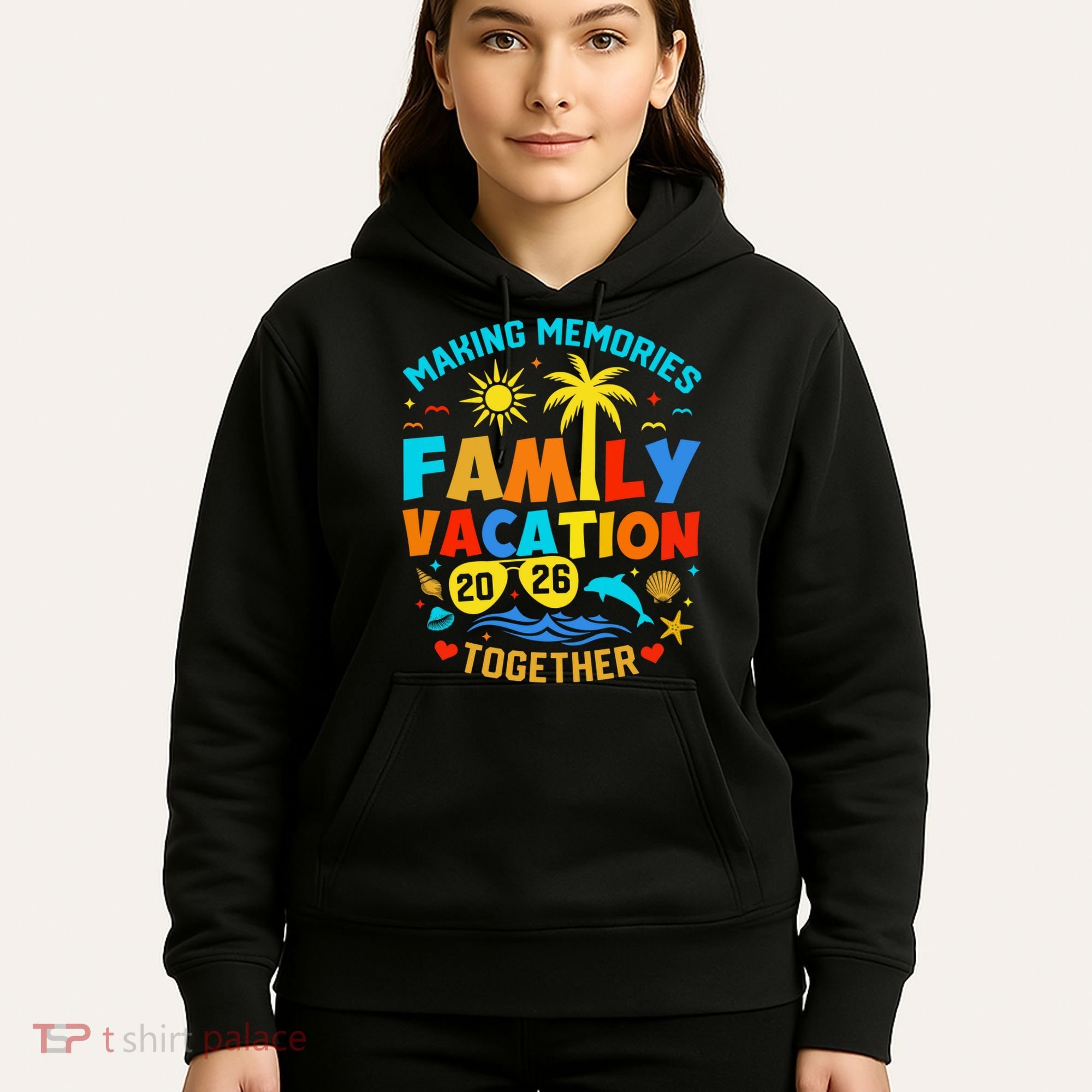 Family Cruise Vacation 2026 Summer Trip Hoodie