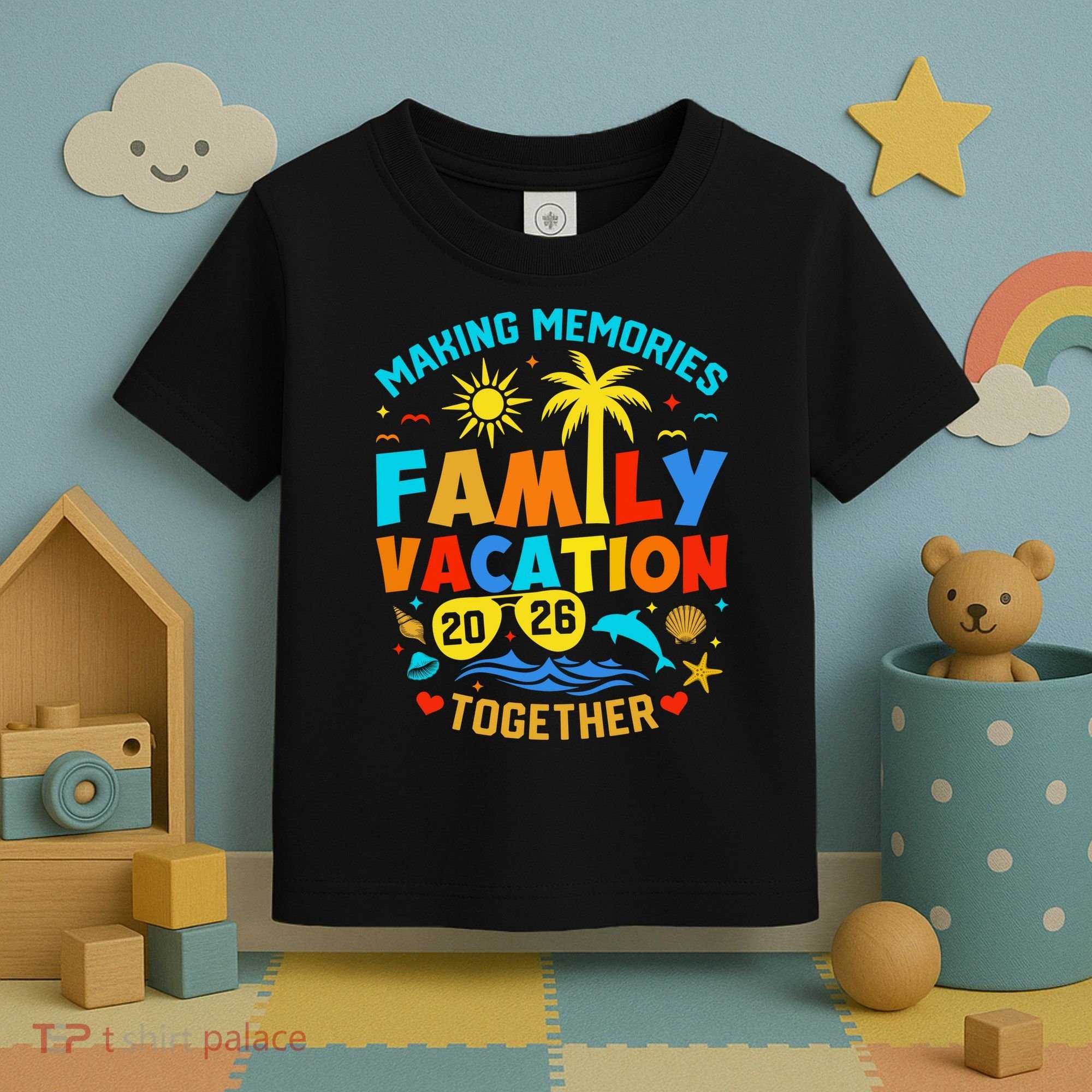 Family Cruise Vacation 2026 Summer Trip Toddler T-Shirt