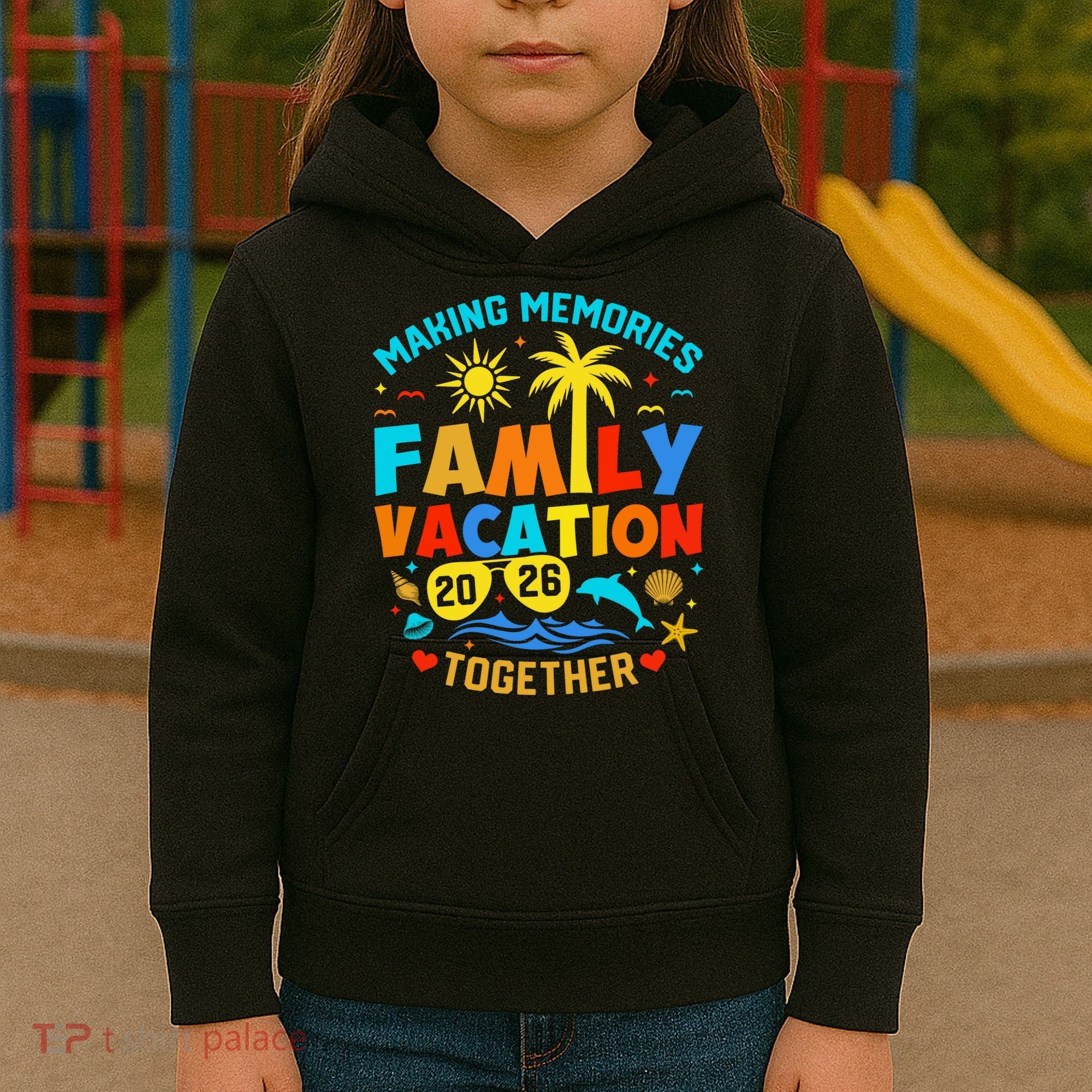 Family Cruise Vacation 2026 Summer Trip Kids Hoodie