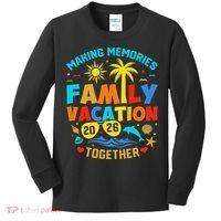 Family Cruise Vacation 2026 Summer Trip Kids Long Sleeve Shirt thumb 0