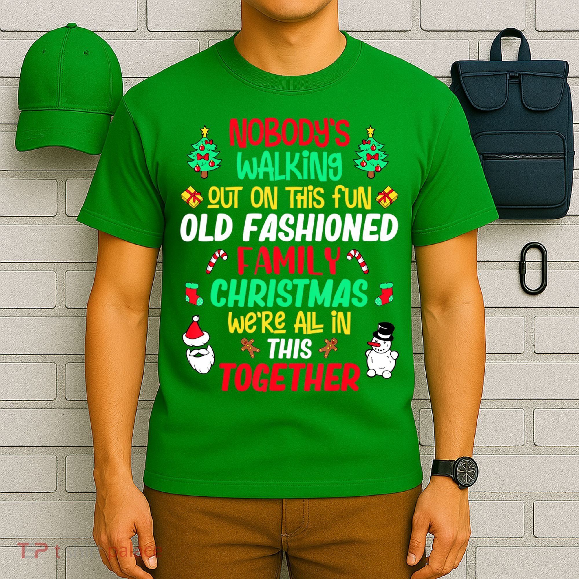 Family Christmas Vacation Pajamas Xmas Ugly Christmas T-Shirt