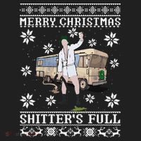 Funny Christmas Vacation Merry Christmas Shitters Full Christmas Ugly Tumbler thumb 3