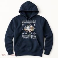 Funny Christmas Vacation Merry Christmas Shitters Full Christmas Ugly Hoodie thumb 0