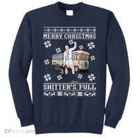 Funny Christmas Vacation Merry Christmas Shitters Full Christmas Ugly Sweatshirt thumb 0